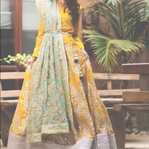 Pakistani Indian lehenga bridal gota work